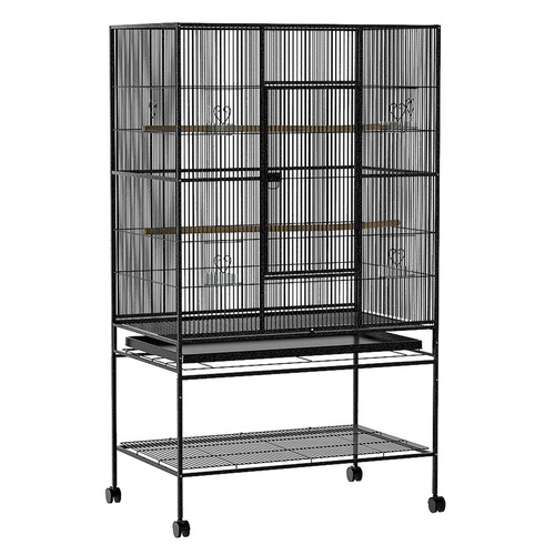 Bird cage hot sale on wheels